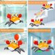 thumbnail image 3 of Crawling Crab Baby Toy,Tummy Time Baby Toys Will Automatically Avoid Obstacles,Guiding Baby to Crawl,Crawling Toys with Music and LED Light,for Boys Girls Infant Toys, 3 of 5