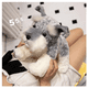 thumbnail image 4 of Peluche  Lab.G  Perrito Schnauzer GRIS BLANCO, 4 of 5