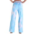 thumbnail image 1 of Pantalones holgados Gibobby Pantalones anchos casuales con estampado Cintura elástica Aqua S, 1 of 3