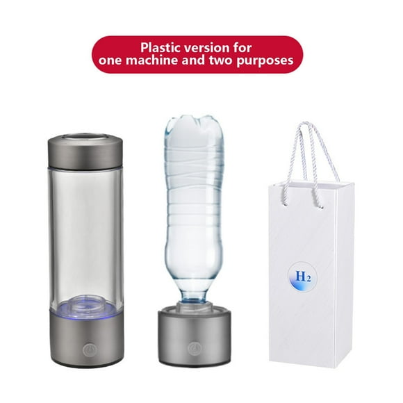 Glass Water Bottles Portable Hydrogen Water Generator with Spe and Pem Technology Rechargeable Portable Glass Hydrogen Water Generator Bottle Glass Bottles with Caps