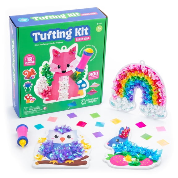 Kit de tufting Educational Insights Arts Crafts para niños mayores de 5 años