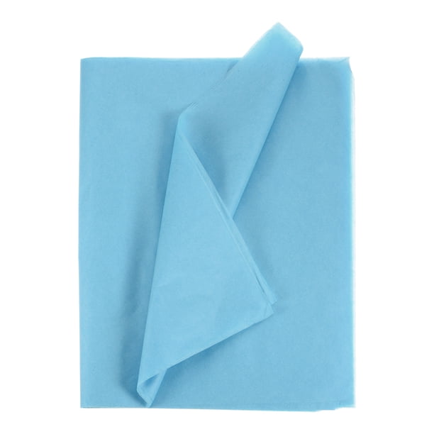 Uxcell 50 Hojas de Papel de Seda 14" x 20", Papel de Seda para Bolsas de Regalo Papel de Seda Azul Marino para Envolver Regalos