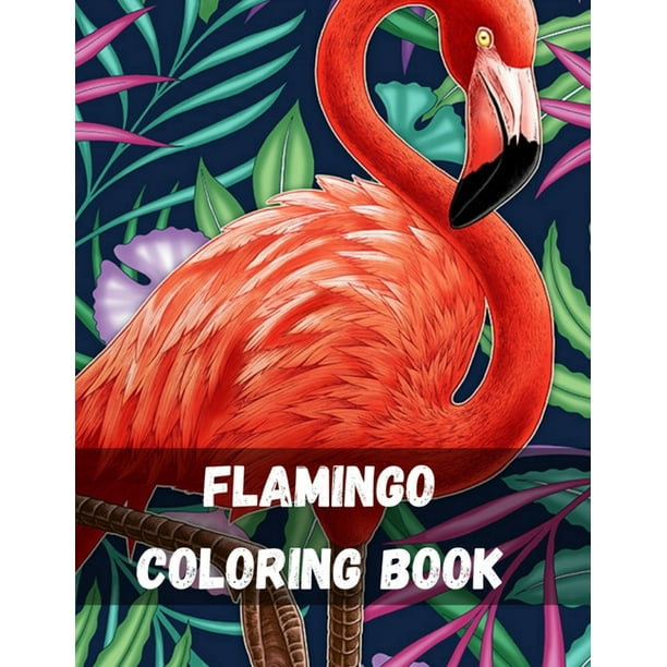 Download Birds Flamingo Coloring Book Beautiful Bird Coloring Book Easy Fun Beautiful Coloring Pages Adults Coloring Book Easy And Fun Coloring Page For Teenagers 4 8 Unique Gift For Girls Who Loves Flam