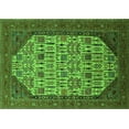 thumbnail image 1 of Ahgly Company Indoor Rectangle Oriental Green Industrial Area Rugs, 7' x 10', 1 of 4