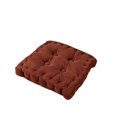 thumbnail image 5 of Golyzmt Corduroy Chair Seat Pad (Chair Cushion), 18" x 18", 4 Inch Thick, 1-Piece, Coffee, 5 of 5