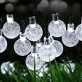 thumbnail image 4 of Somnr Solar String Lights Crystal Globe Fairy Lights Decoration (30 LED White), 4 of 8