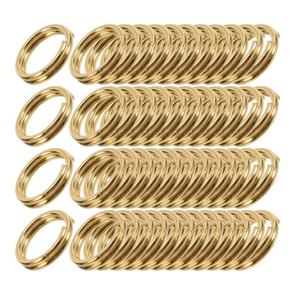 KONTONTY 50Pcs Small Key Rings Metal Key Chain Rings For Crafts And Diy Projects Keyring Accessories