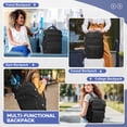 thumbnail image 2 of Vacuum Compression Travel Packing Bag (Includes Air Pump) Carry-on Sealed Backpack, 2 of 9