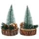 thumbnail image 1 of Árbol de Navidad artificial, 2 piezas de 22 cm, mini árbol de Navidad artificial de escritorio, decoración navideña, diseño de última generación, 1 of 8
