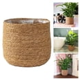 thumbnail image 2 of Seagrass Flower Pot Woven Pot Decorative With Plastic Film Insert In Boho S, 2 of 8