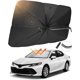 thumbnail image 1 of parasol delantero para coche, 138 x 80 cm, plegable, universal, compatible con la mayoría de parabrisas., 1 of 5