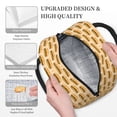 thumbnail image 3 of Disketp Submarine Sub Sandwich Bolsa Térmica para Almuerzo, Lonchera con Abertura Amplia y Gran Capacidad, Organizador Reutilizable para Mujeres, Hombres y Adultos, 3 of 6