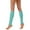 Light Blue, variant on 80S 90S Leg Warmers For Women Neon Ribbed Leg Socks Stylish Accessories Colorful Fluorescent Wool Knitted Sock Sleeves Sky Blue One Size