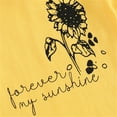 thumbnail image 4 of Utlike Girls Outfits Summer Baby Clothes Baby Sunflower Print Short Sleeve + Shorts + Headscarf 3 Pack Set Softness Festival Set Size 3 Months-6 Months, 4 of 8