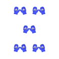 thumbnail image 3 of Guardurnaity 1 par de manoplas para niños pequeños, cómodas, adorables, pequeñas cubiertas para los dedos que mantienen el calor con patrones de Type2 NO2, 3 of 6