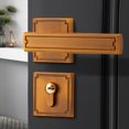 thumbnail image 3 of Cerradura de Puerta de Estilo , Manija de Madera, Interior Silencioso, para el Hogar, Dormitorio, Estilo Retro A, 3 of 5