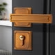 thumbnail image 3 of Cerradura de Puerta de Estilo , Manija de Madera, Interior Silencioso, para el Hogar, Dormitorio, Estilo Retro A, 3 of 6