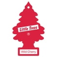 thumbnail image 1 of Little Trees Car Air Freshener | Hanging Paper Tree For Home Or Car | Wild Cherry | Single Tree Per Package, 1 of 4