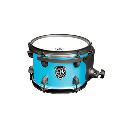 SJC Pathfinder Rack Tom 7x10 Maple Hybrid Black Hardware Caribbean Blue Finish