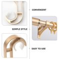 thumbnail image 2 of 2pcs Curtain Rod Bracket Heavy Duty Curtain Rod Holders Curtain Rod Brackets, 2 of 4