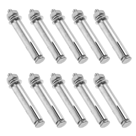 LEORX 10Pcs Multi Use Steel Expansion Bolt Fastening Tool for Home Repair