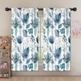thumbnail image 5 of Blackout Kids Curtains,Pioneer Flower Floral Print Pattern Childrens Insulated Curtains Set Of 2,Bedroom Essentials,Toddler Room Decor 52"x63", 5 of 5