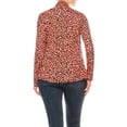 thumbnail image 3 of Women's Printed Open Front Cardigan with Asymmetric Hem Sizes S to 3XL, 3 of 5