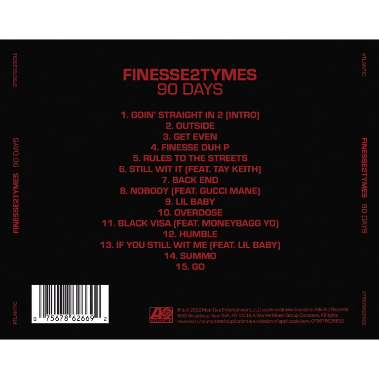 Finesse2Tymes - 90 Days - Music & Performance - CD - Walmart.com
