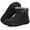 Black, variant on Womens Mens Barefoot Boots Shoes Winter Snow Boots Warm Ankle Booties Zero Drop Sole Wide Toe Box Fur Lined Outdoor Sneakers,38
