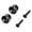 Trumpet mouth black, variant on Yammee 2pack Easyly Install Rusts Resistant Strap Buttons Locking Pegs Bass Lock for Guitar and Ukulele