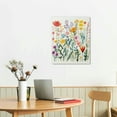 thumbnail image 2 of COMIO Colorful Wildflower Wall Art Botanical Wall Art Watercolor Flower Canvas Wall Art Floral Prints Flower Pictures Wall Decor Floral Painting for Living Room Bedroom Decor, 2 of 4