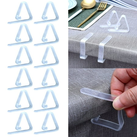 

ZOURIH Clearance! Fixing Clip 12 Transparent Clear Tablecloth Clips Plastic Table Cloth Clips Table Clips For Tablecloths，Tablecloth Holders Clips For Home Picnic Indoor And Outdoor Party