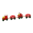 thumbnail image 3 of 1:12 Dollhouse Mini Christmas Train for Accessories Sand Table Architectural red, 3 of 7