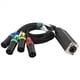 thumbnail image 4 of Conexión de Estudio y Escenario de Red Múltiple XLR de 4 Canales y 3 Pines, Cable XLR Macho y Hembra Audio de Escenario RJ45 (NE8F-S4M), 4 of 5