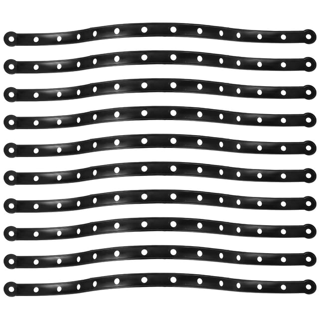 SHISUYAN 10 pcs Plastic Hanger Display and Connecting Strips for Clothes Organization
