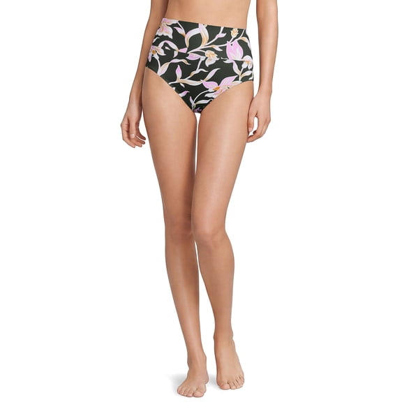 Lands' End Women's Pinchless High Waisted Bikini Bottoms