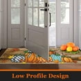 thumbnail image 5 of Fall Pumpkin Kitchen Rugs with Runner Sets 3 Piece Farmhouse Seasonal Harvest Holiday Party Rugs and Mats Non Skid Washable Kitchen Floor Mats for Home Hallway Laundry(Dark Pumpkin), 5 of 6