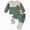 outfits001-Green, variant on NOLDARES Infant Baby Boy Fall Clothes Set Funny Print Sweatshirt Pant Outfit Toddler Winter Clothes Size:12-18 M,Black