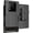 Black, variant on Nakedcellphone Case and Belt Clip Combo for Unihertz Titan 2 Phone, Textured Hard Cover and Rotating Holster/Holder - Cobalt Blue
