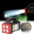 thumbnail image 1 of Xihbxyly Linterna de Mano Recargable, Luz Led Superbrillante, Recargable Por Usb, Modos Alto/Bajo, Reflector de Emergencia Portátil, Diseño Impermeable, Ideal para Aventuras Al Aire Libre, Color Rojo, 1 of 1