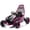 Rose Pink, variant on Ambifirner 24V Electric Go Kart, Kids Drift Kart with Dual 400W Motors, 5-7.5MPH Ride Time, Adjustable Seat & 5-Point Seat Belt Rose Pink