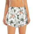 thumbnail image 2 of Fotbe Vintage Palm Trees Womens High Waist Running Shorts Athletic Workout Quick Dry Shorts for Women with Pockets Gym Yoga Summer Shorts-X-Large, 2 of 9