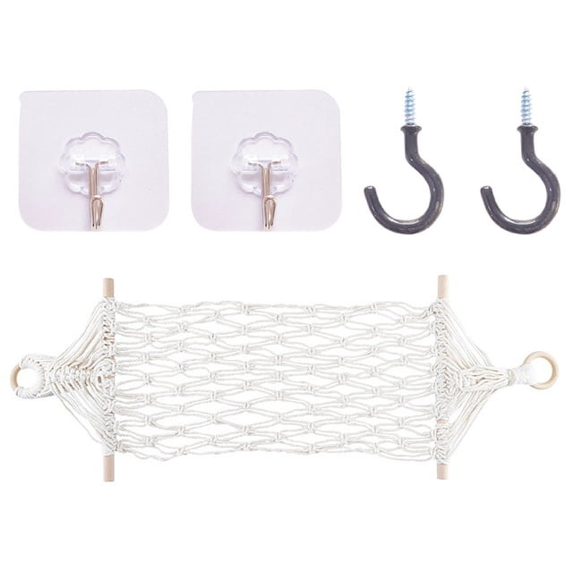 Boovnll Kitchen Organizers and Storage, Home Kitchen Fruit Hanging Basket Cotton Rope Hand-Woven Storage Basket, Kitchen Rack, Organization and Storage