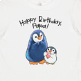 thumbnail image 4 of Inktastic Happy Birthday, Papa Cute Penguins Boys or Girls Baby T-Shirt, 4 of 5