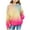 Hot Pink, variant on Hoodies for Teen Girls Waffle Gradient Color Cute Fall Winter Trendy Preppy Hooded Sweatshirts Oversized Tween Girl Clothes,10-11Years