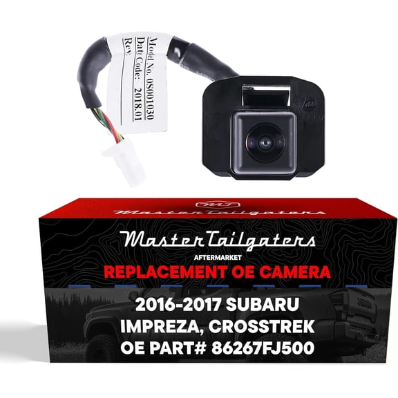 Master Tailgaters Replacement for Subaru Impreza (2016), Crosstrek (2016-2017) Backup Camera OE Part # 86267FJ500
