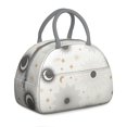 thumbnail image 1 of Ladies Gothic Constellation Lunch Box - Starry Night Design with Zipper Closure & Adjustable Strap, Insulated Reusable Leakproof Cooler for Work, 1 of 4