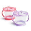 Munchkin® Snack Catcher® Toddler Snack Cups, Pink/Purple, 2 Pack, Unisex