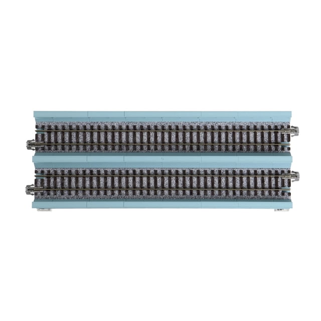 Kato 20455 Puente de viga con placa de doble vía, 186 mm, 7-5/16 ", azul claro: escala N