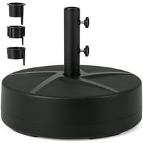 Topbuy 20" Outdoor Umbrella Base Patio Umbrella Weighted Base w/3 Adapters fit 1.89"/1.5"/1.42" Poles
